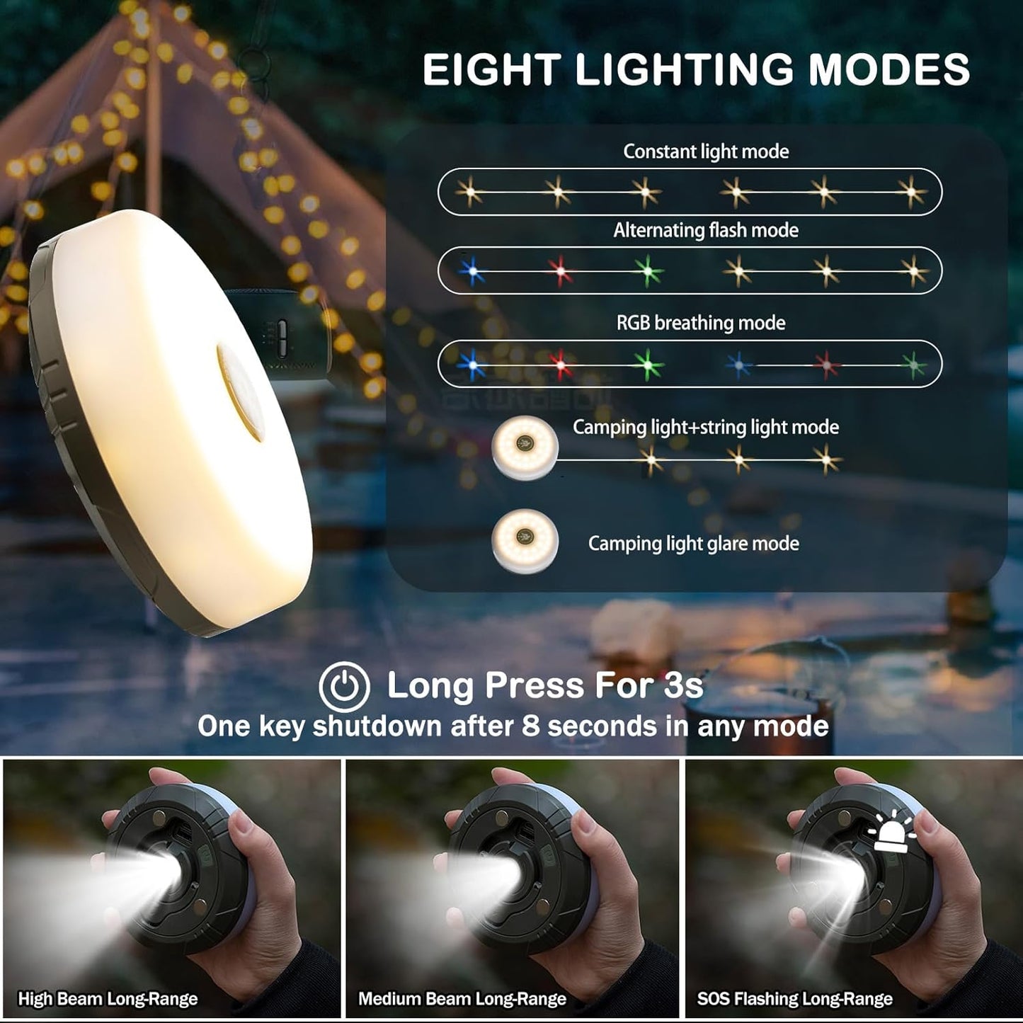 Glowie™ 4-in-1 Camping Lamp