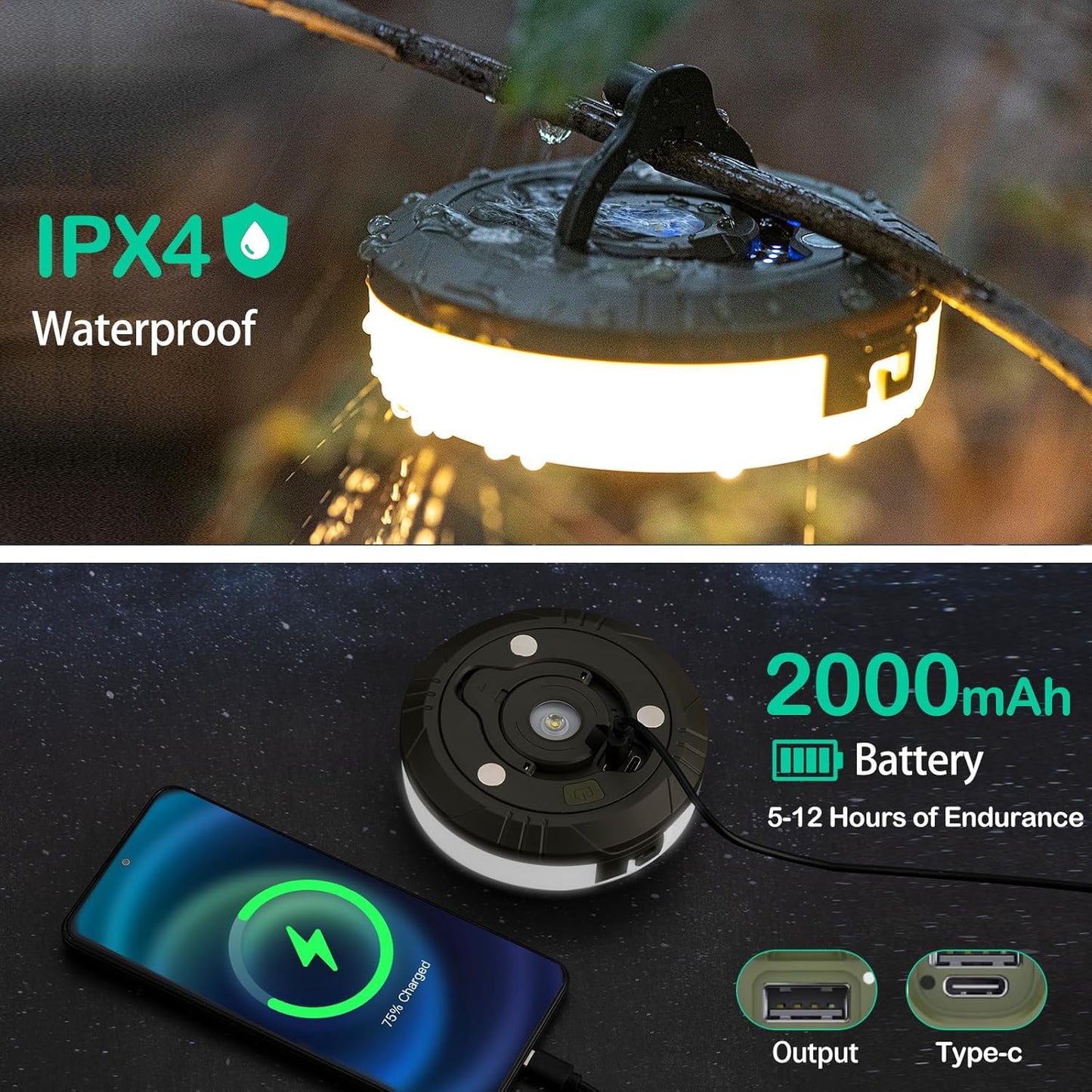 Glowie™ 4-in-1 Camping Lamp