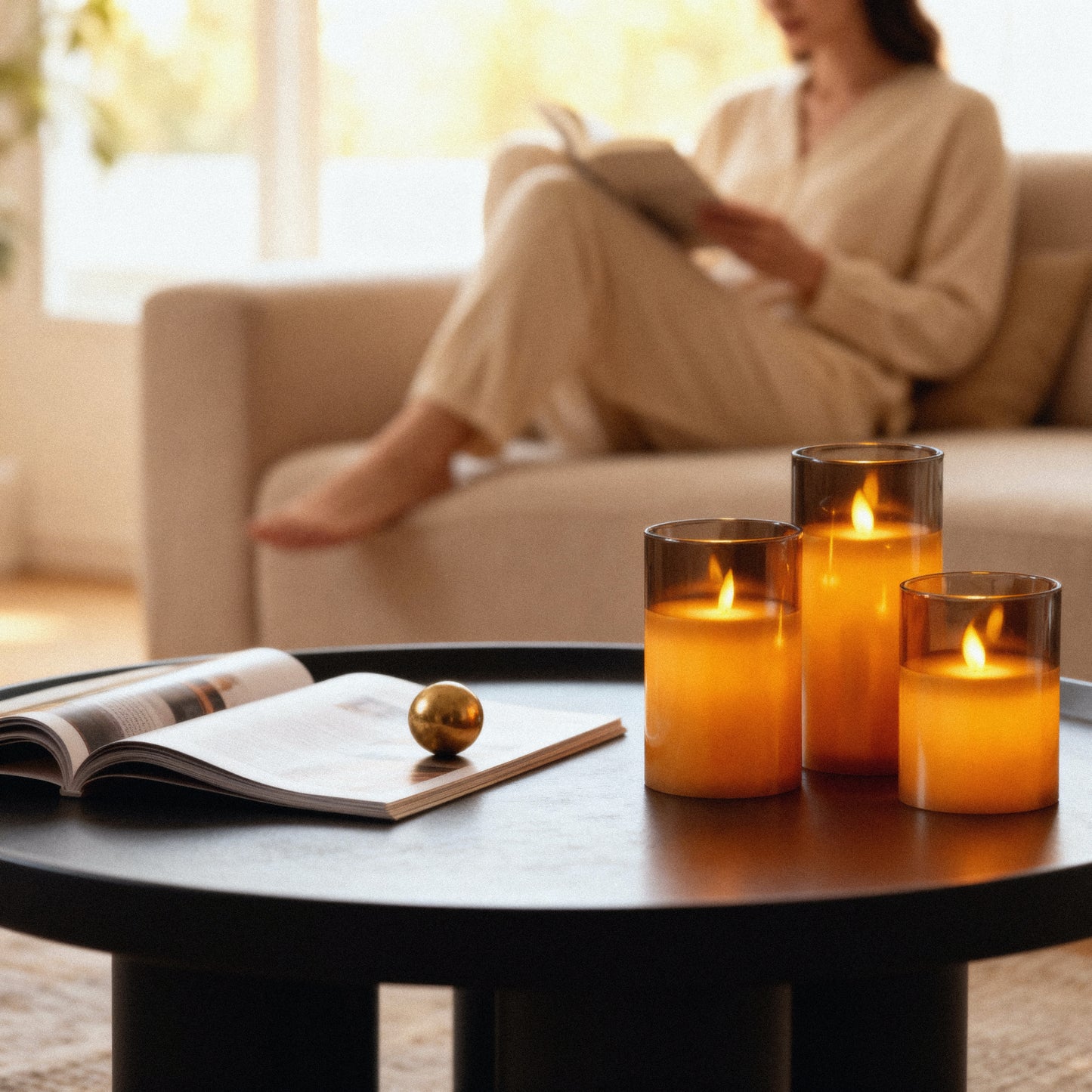 Glowlabo Halo™ Flameless Candles Set