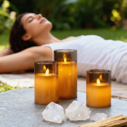 Glowlabo Halo™ Flameless Candles Set