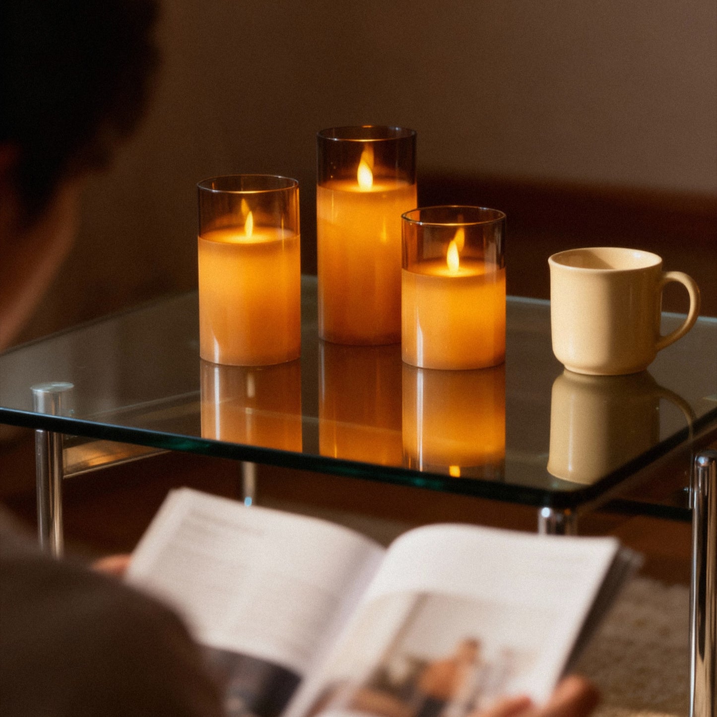 Glowlabo Halo™ Flameless Candles Set