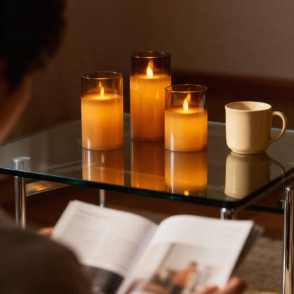 Glowlabo Halo™ Flameless Candles Set