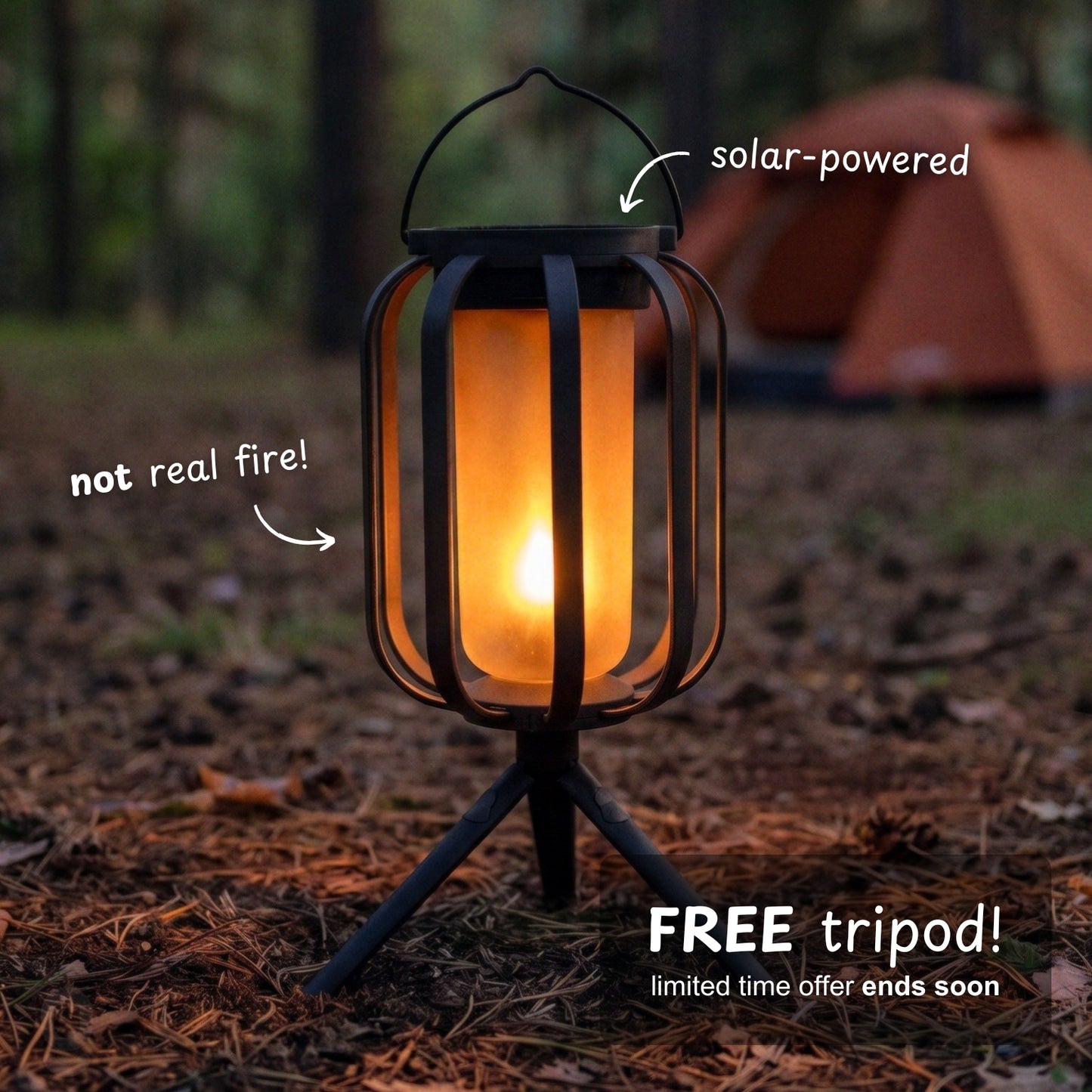 Lumo™ Solar Flameless Lantern