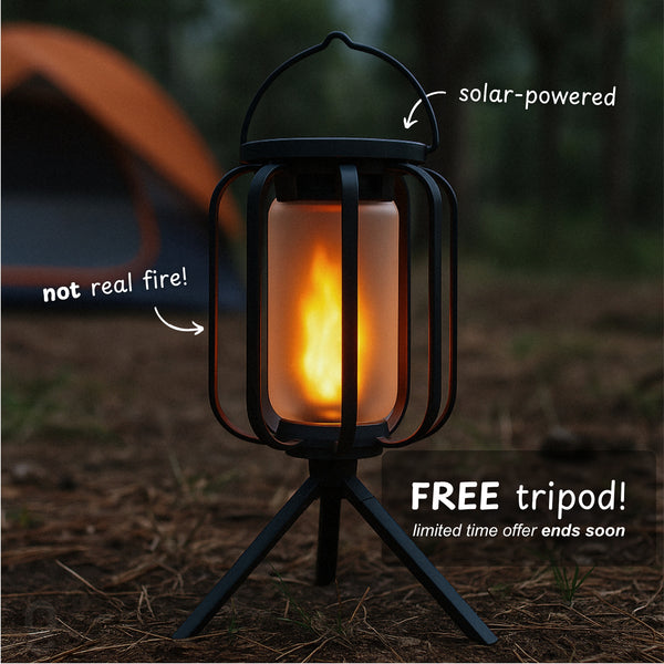 Lumo™ Solar Flameless Lantern – Glowlabo