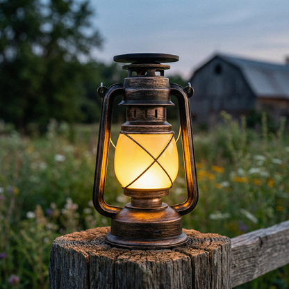 Solar Vintage Lantern