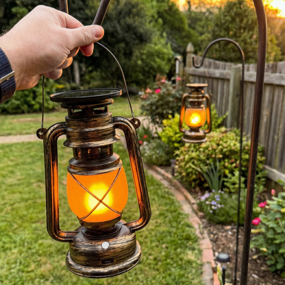 Solar Vintage Lantern